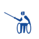 Pictogramme Escrime fauteuil