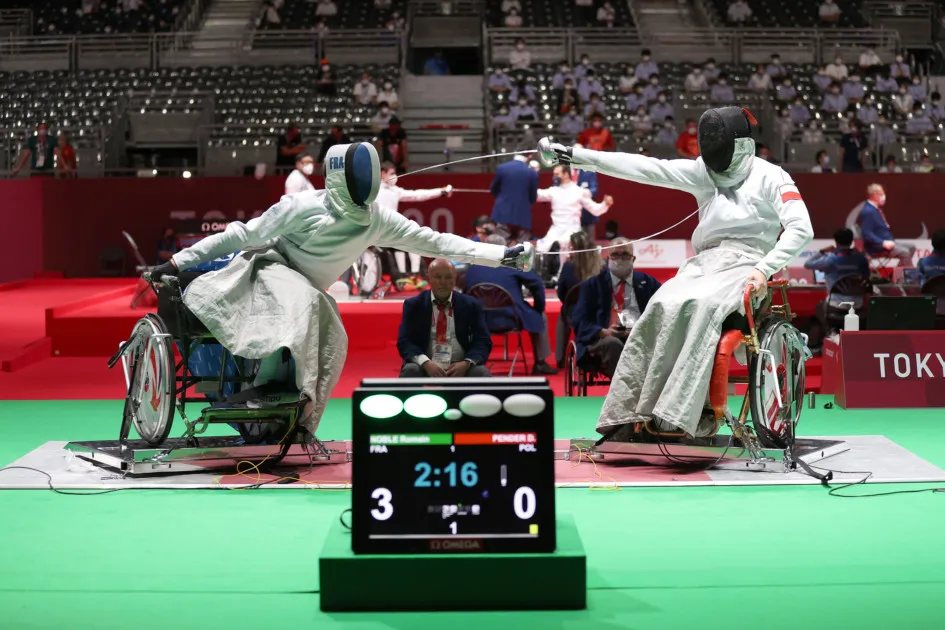 Romain NOBLE escrime fauteuil tokyo 2020