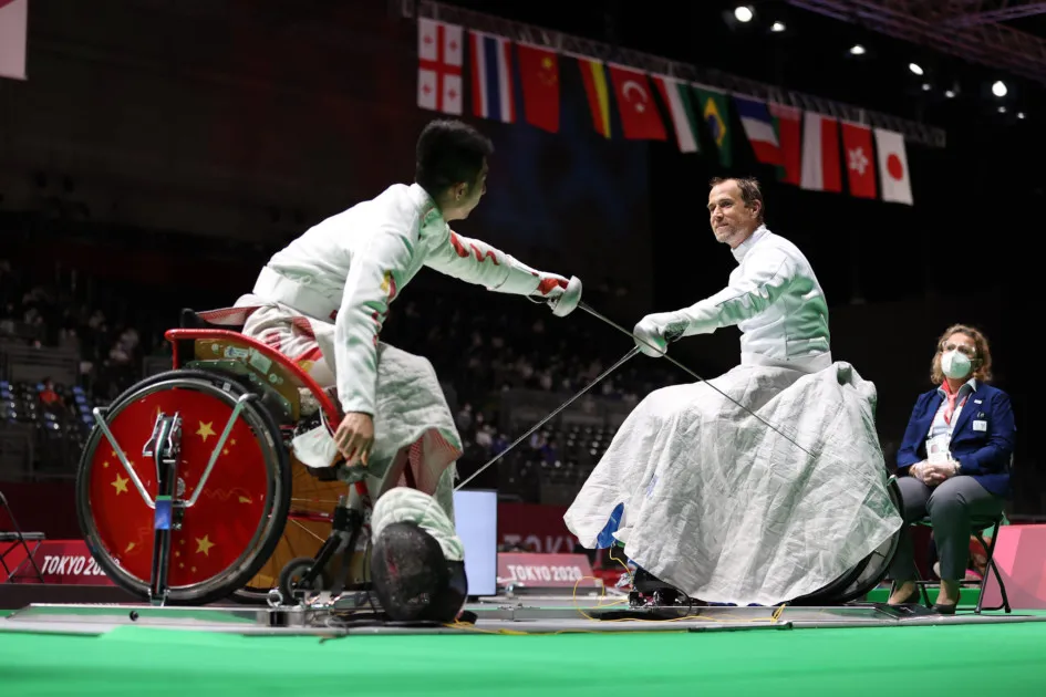 Romain NOBLE escrime fauteuil tokyo 2020