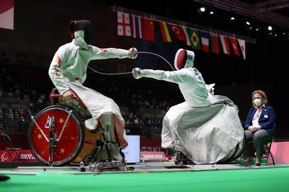 Romain NOBLE escrime fauteuil tokyo 2020