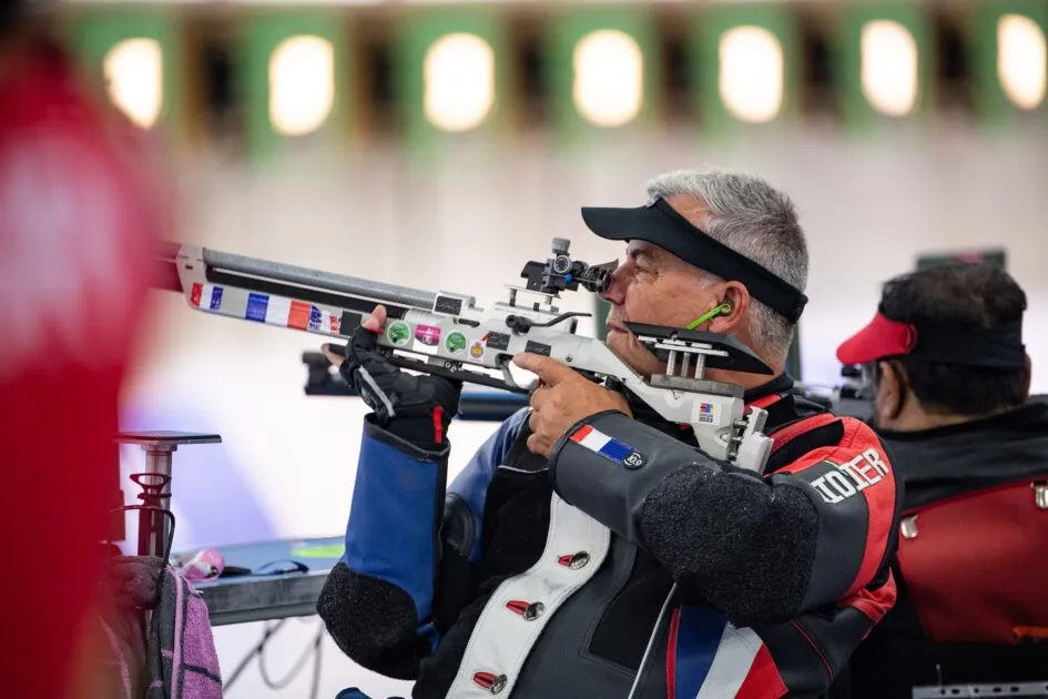 Didier Richard, para tir, aux Jeux Paralympiques de Paris 2024