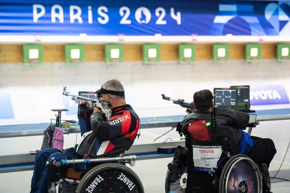 Didier Richard, para tir, aux Jeux Paralympiques de Paris 2024