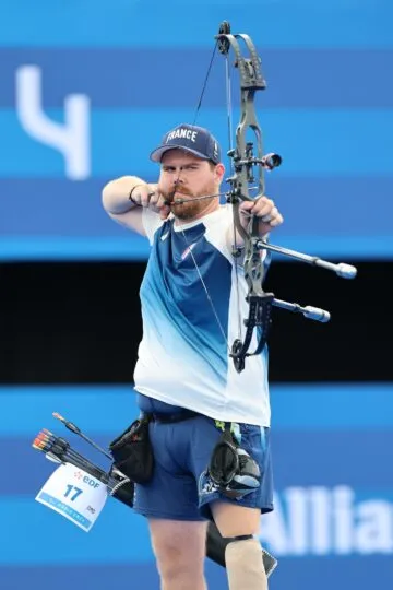 Maxime Guérin, para tir à l'arc, aux Jeux Paralympiques de Paris 2024