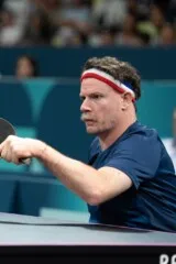 Florien Merrien, para tennis de table, aux Jeux Paralympiques de Paris 2024
