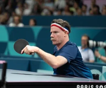Florien Merrien, para tennis de table, aux Jeux Paralympiques de Paris 2024