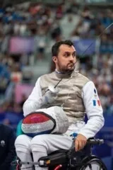 Maxime Valet, escrime fauteuil, aux Jeux Paralympiques de Paris 2024