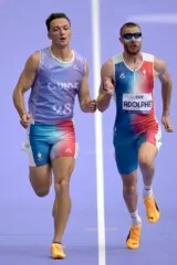 Timothée Adolphe et Charles Renard, para athlétisme, aux Jeux Paralympiques de Paris 2024
