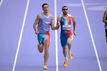 Timothée Adolphe et Charles Renard, para athlétisme, aux Jeux Paralympiques de Paris 2024