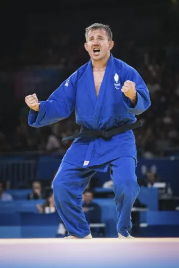Cyril Jonard, para judo, aux Jeux Paralympiques de Paris 2024
