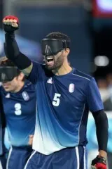 Hakim Arezki, cécifoot, aux Jeux Paralympiques de Paris 2024