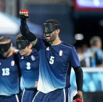Hakim Arezki, cécifoot, aux Jeux Paralympiques de Paris 2024