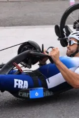Mathieu Bosredon, para cyclisme, aux Jeux Paralympiques de Paris 2024