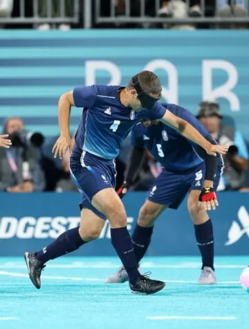 Gaël Rivière, cécifoot, aux Jeux Paralympiques de Paris 2024