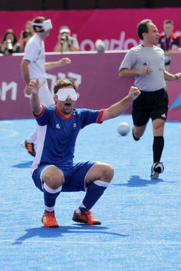 CPSF - Football à 5 - Londres 2012 - David LABARRE