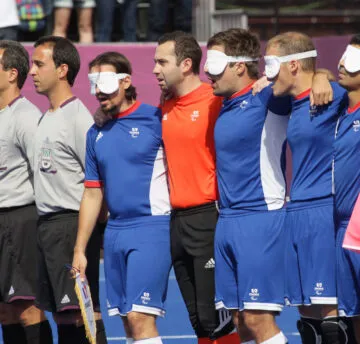 CPSF - Football à 5 - Londres 2012 - Jonathan GRANGIER