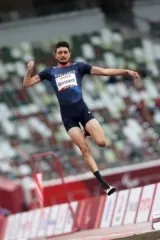 Valentin Bertrand au concours de saut des Jeux Paralympiques de Tokyo 2020