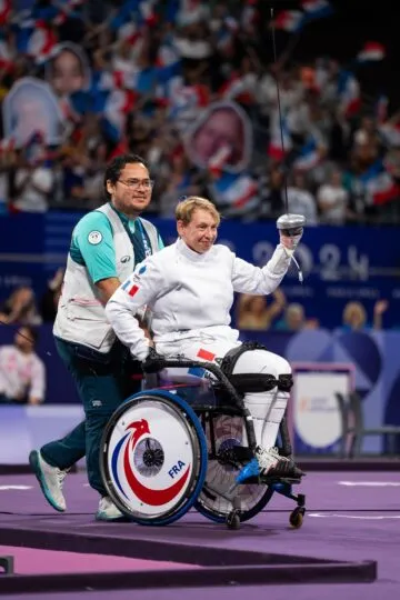 Cécile Demaude, paris 2024, escrime fauteuil
