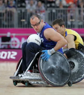 CPSF_Eric MEURISSE Rugby fauteuil