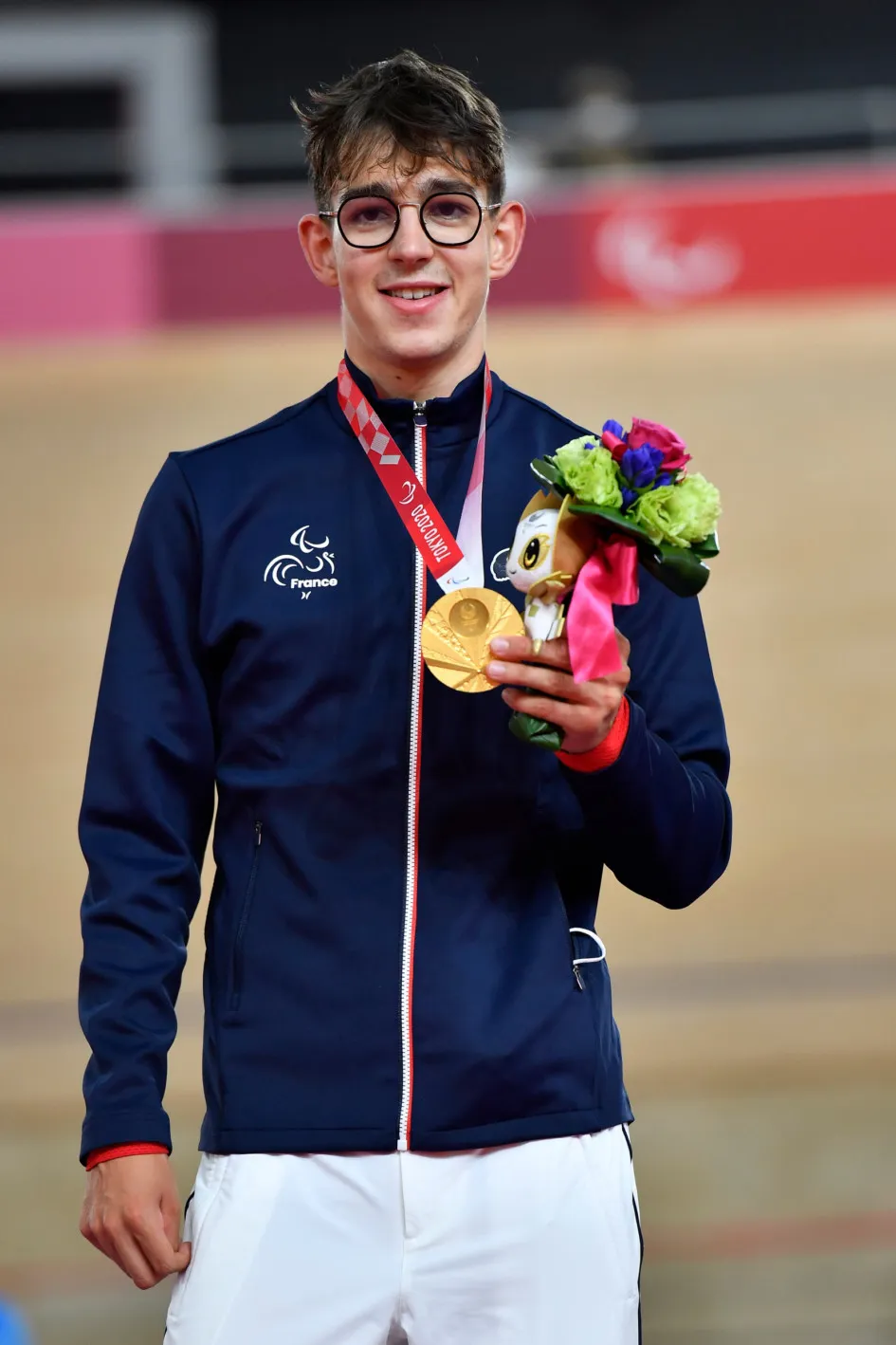 Alexandre Léauté sur le podium des Jeux Paralympiques de Tokyo