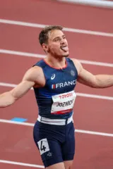 Dimitri Jozwicki lors de la finale du 100m T38 aux Jeux Paralympiques de Tokyo 2020