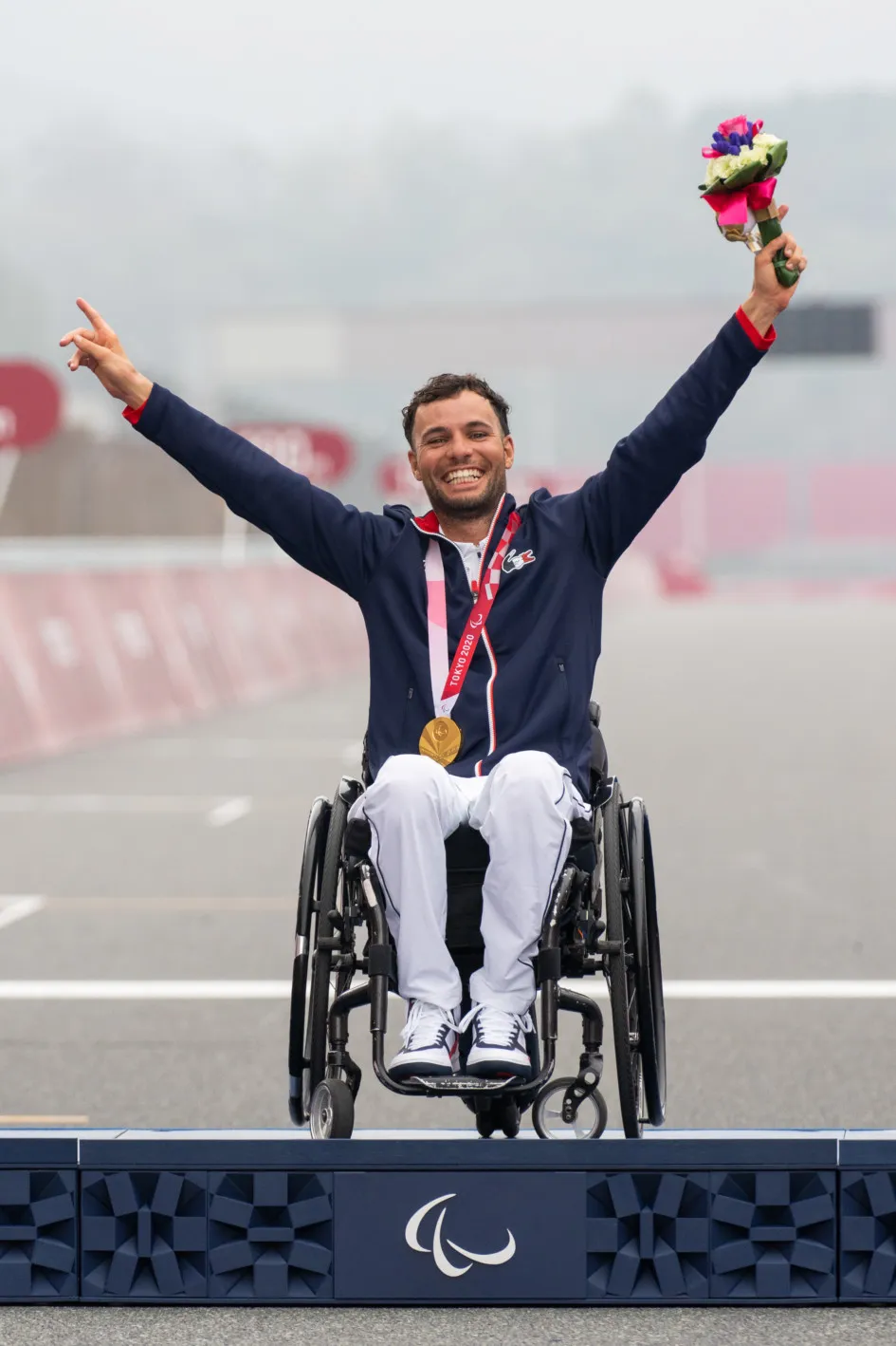 Florian JOUANNY médaille d'or Course H2. Jeux Paralympiques de Tokyo
