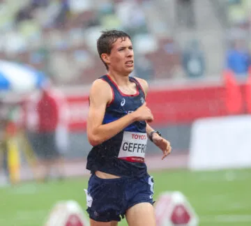 Gaël Geffroy lors du 1500m T20 aux Jeux Paralympiques de Tokyo 2020