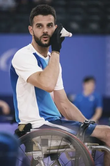 Thomas Jakobs, para badminton, Jeux Paralympiques de Paris 2024