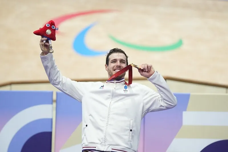 Dorian Foulon, para cyclisme, aux Jeux Paralympiques de Paris 2024