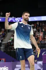 Lucas Mazur, para badminton, aux Jeux Paralympiques de Paris 2024