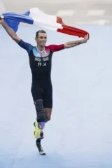 Alexis Hanquinquant, para triathlon, aux Jeux Paralympiques de Paris 2024
