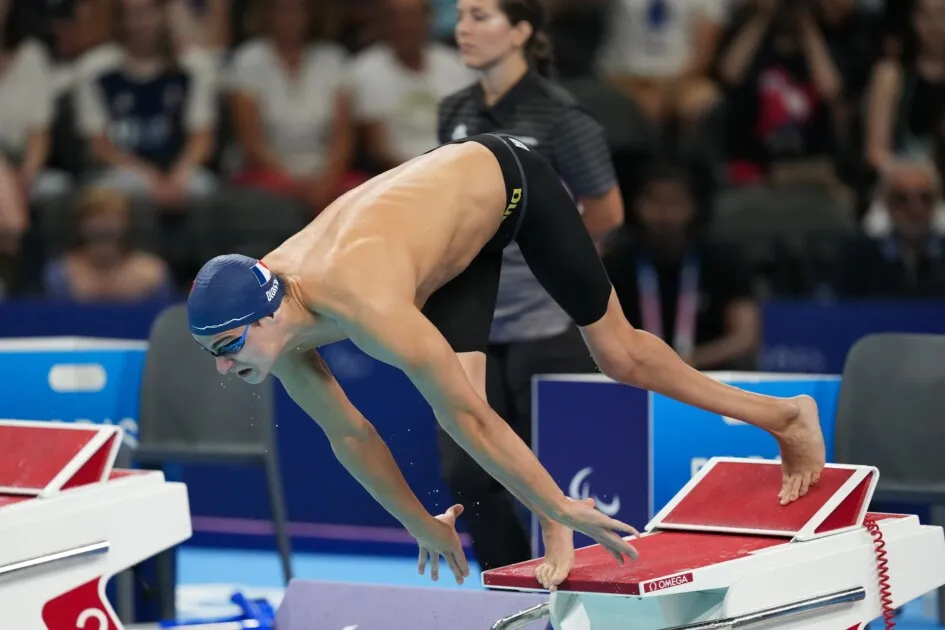 Ugo Didier, para natation, aux Jeux Paralympiques de Paris 2024