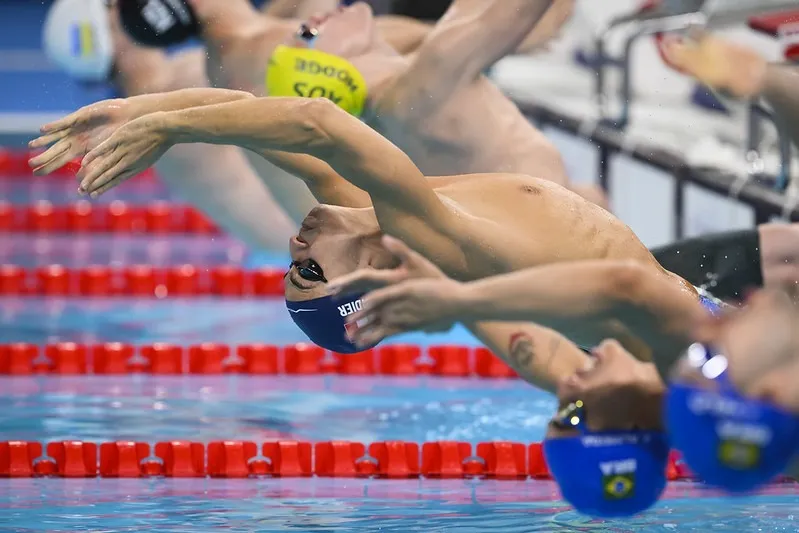 Ugo Didier, para natation, aux Jeux Paralympiques de Paris 2024