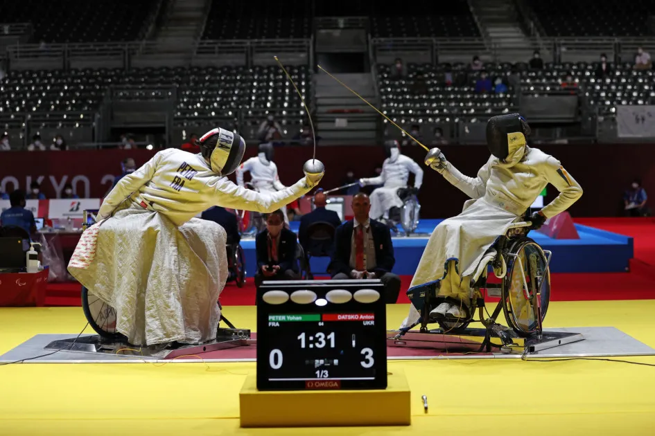 Yohan PETER Tokyo 2020 escrime fauteuil