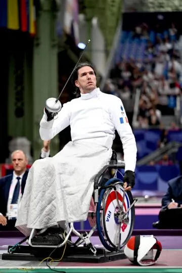 Yohan Peter, escrime fauteuil, aux Jeux Paralympiques de Paris 2024