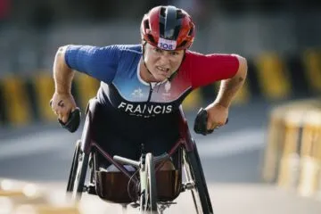 Mona Francis, para triathlon, aux Jeux Paralympiques de Paris 2024