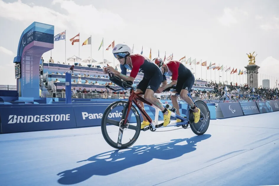 Antoine Perel & Yohan Le Berre, para triathlon, aux Jeux Paralympiques de Paris 2024