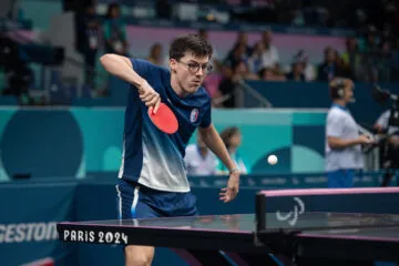 Clément Berthier, para tennis de table, aux jeux paralympiques de paris 2024