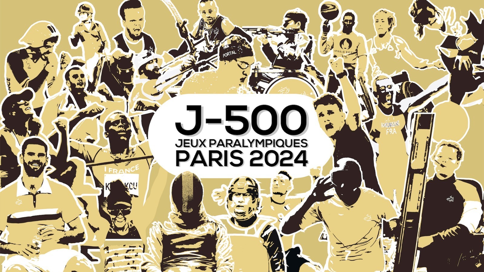 J500 des Jeux Paralympiques de Paris 2024 Comité Paralympique et