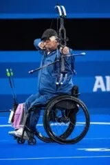 Thierry Joussaume, para tir à l'arc, aux Jeux Paralympiques de Paris 2024