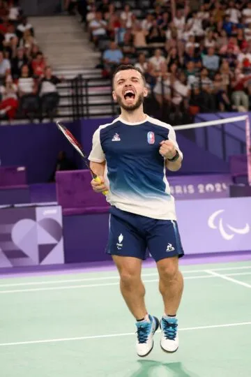 Charles Noakes, para badminton, aux Jeux Paralympiques de Paris 2024