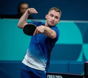 Esteban Herrault, para tennis de table, aux Jeux Paralympiques de Paris 2024