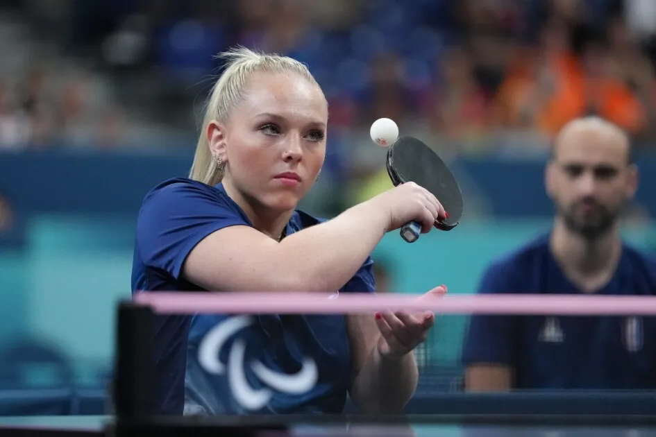 Flora Vautier, para tennis de table, aux Jeux Paralympiques de Paris 2024