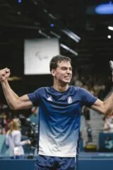 Lucas Didier, para tennis de table, aux Jeux Paralympiques de Paris 2024