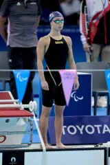 Léane Morceau, para natation, aux Jeux Paralympiques de Paris 2024