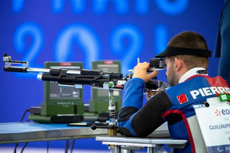 Pierre Guillaume-Sage, para tir, aux Jeux Paralympiques de Paris 2024