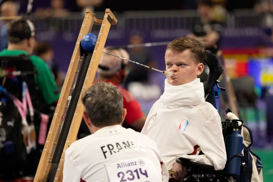 Jules et Christophe Menard, boccia, aux Jeux Paralympiques de Paris 2024