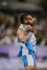 Soane Luka Meissonnier, lancer de poids F20, aux Jeux Paralympiques de Paris 2024