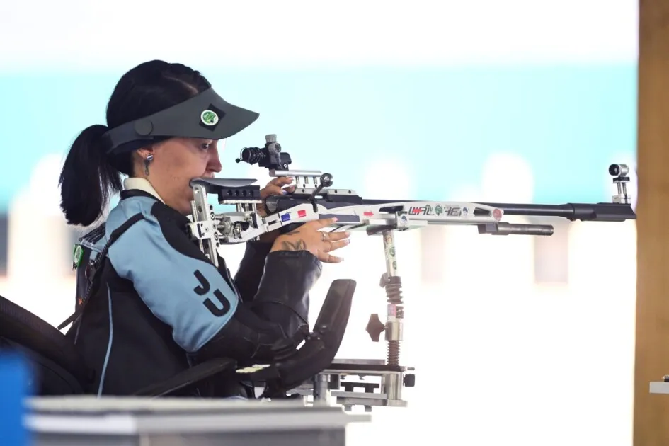 Justine Bève, para tir, aux Jeux Paralympiques de Paris 2024