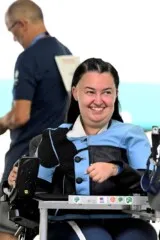 Justine Bève, para tir, aux Jeux Paralympiques de Paris 2024