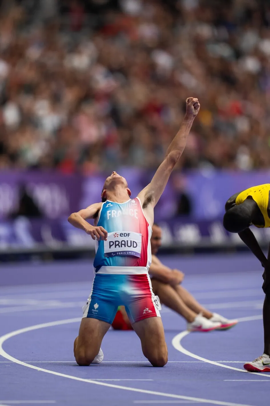 Antoine Praud, para athlétisme; aux Jeux Paralympiques de Paris 2024